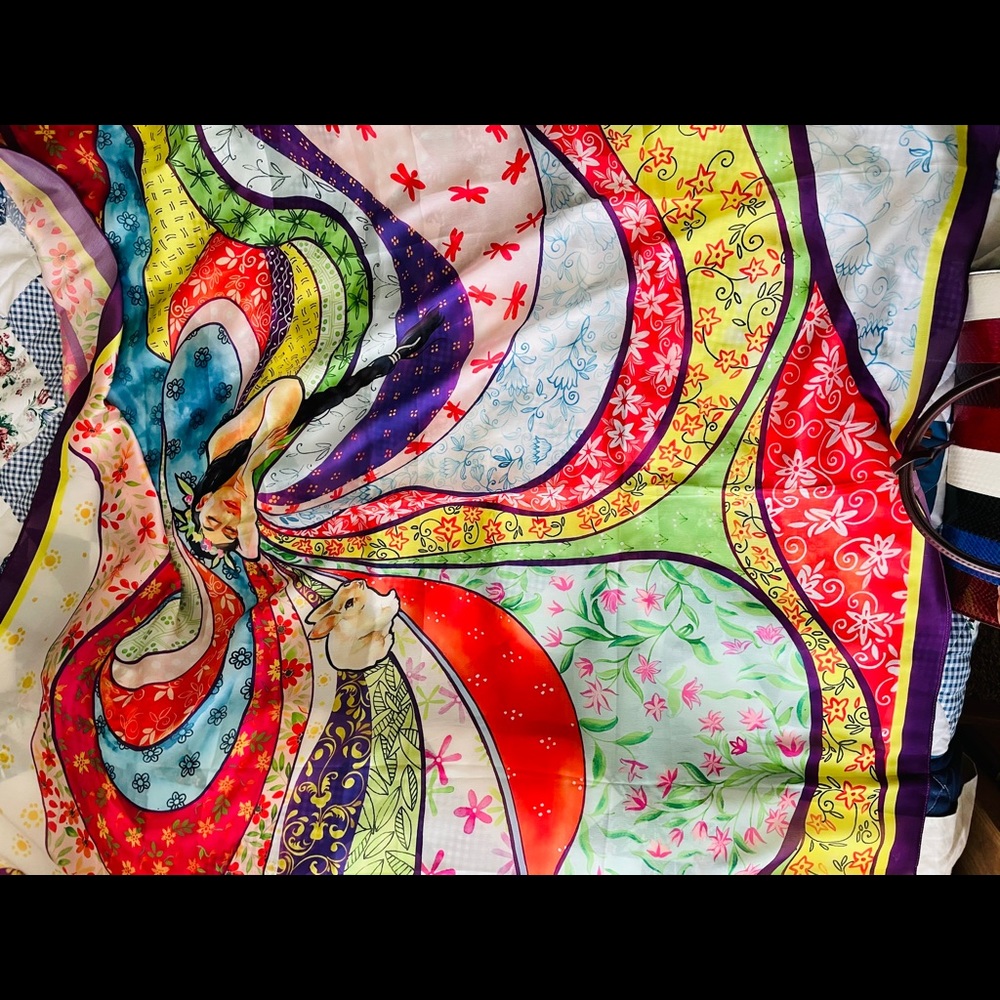 Silk scarf